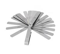 Generic Set di Spessimetri di Precisione 0,04-0,88 Mm 32 Lame in Acciaio Inossidabile Metrico Imperiale con Doppio Segno di Misurazione dello Spazio