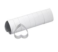 Generic Set di Stampi per Torte e Biscotti in Alluminio Moon, 10 Pezzi, Strumenti da Forno Robusti e Versatili per Feste di Famiglia (A forma di cuore)