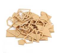 Generic Set di Stencil in Acrilico Trasparente per Artigianato in Pelle Fai da Te, Modello Acrilico Durevole per Cucito Quilting, 54 Pezzi per Artigiani e Professionisti