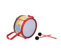 Generic Set di Tamburi per Bambini Dal Design Colorato per L'apprendimento Musicale a Casa o All'asilo - Tamburo a Mano in Plastica Sicuro con 2 Bacchette (Rullante)