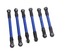 Generic Set di Tiranti RC in Lega di Alluminio Durevole 6 Pezzi Controllo Avanzato per Slash Hoss Rustler Stampede 4x4 (BLUE)