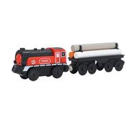 Generic Set di Treni in Legno per Ragazzi e Ragazze, Set di Treni Elettrici Interattivi con Design Medievale Unico, Regalo Perfetto per Tutte le età, Artigianato di qualità