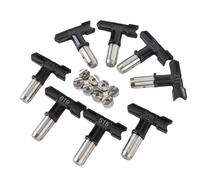Generic Set di Ugelli per Spruzzatore Airless Set di Ugelli Durevoli e di Lunga Durata per Progetti di Pittura Acciaio Inossidabile per Pittori Professionisti e Appassionati del Fai da Te