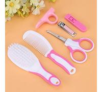 Generic Set di Unghie Colorate per Bambini, Kit di Assistenza all'infanzia, per Regali di Nuovi Genitori per le Cure del Bambino (Rosato)