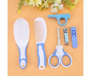 Generic Set di Unghie Colorate per Bambini, Kit di Assistenza all'infanzia, per Regali di Nuovi Genitori per le Cure del Bambino (BLUE)