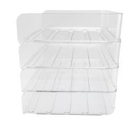 Generic Set di Vassoi per Lettere da Scrivania Impilabili a 4 Livelli in Acrilico Trasparente per Un'organizzazione Efficiente dei File Negli Uffici e Nelle Biblioteche Domestiche