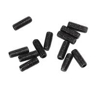 Generic Set di Viti per Altezza Sella in Metallo Resistente Alla Corrosione con 12 Viti Stabili e Durevoli per Accessori per Parti di Ponti per Chitarra Elettrica, Ideali per la Riparazione di (BLACK)