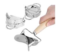 Generic Set Efficiente per Ravioli in Acciaio Inossidabile per Gnocchi Fatti in Casa, Utensili da per Torte, Involtini di Uova e Altro, Confezione da 2 per Uso Domestico