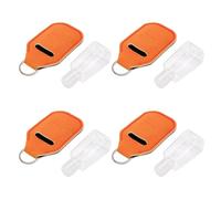 Generic Set Flaconi Viaggio 30 Ml con Supporti Portachiavi, Contenitori per Liquidi Ricaricabili Viaggio, Kit Portatile 30 Pezzi per Articoli Toeletta e Cosmetici (ORANGE)
