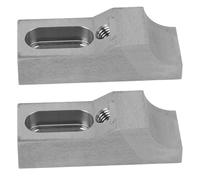 Generic Set Morsa con Morsetto Laterale Design a Basso Profilo in Acciaio Temprato S136H per Macchine CNC, Prestazioni di Presa Sicure, 2 Pezzi