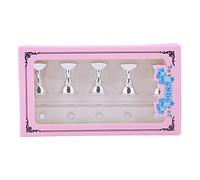 Generic Set per Esercitazioni su Nail Art Portapunte Magnetici 5 Pezzi con Espositore per Scacchiera per Uso Domestico e Formazione in Salone
