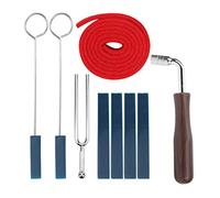 Generic Set per la Messa a Punto del Piano, Comodo da Usare, il Kit di Messa a Punto del Piano Non è Facile da Danneggiare, Solido e Resistente con Maniglie in Legno per i Professionisti dei