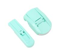 Generic Set Piegaciglia Parziale con Cuscinetti in Silicone Altamente Elastici, Migliora L'aspetto Tridimensionale, Perfetto per gli Amanti del Trucco, 1,4" + 0,7" (GREEN)