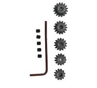 Generic Set Pignone Motore RC Acciaio Al Cromo Molibdeno Ad Alta Resistenza 32DP 0,8 M 5 Pignoni per Auto RC 1/10 3,175 Mm (12T 13T 14T 15T 16T) Antiruggine