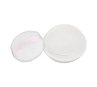 Generic Set Piumino e Contenitore per Cipria con Cucchiaio Setaccio Comoda Applicazione, Ampio Utilizzo per Bambini e Adulti, Materiale in Tessuto Morbido