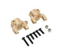 Generic Set Porta Anteriore C per Auto RC 1/10 in Ottone per Axial SCX10II 90046 90047 Migliora la stabilità e il Controllo del Veicolo