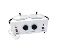Generic Set scaldacera domestico Set macchina di fusione 200W Set di temperatura regolabile Kit per la rimozione dei capelli Kit ceretta per la depilazione