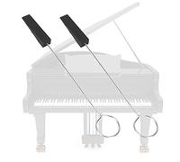 Generic Set Sordina in Gomma a Forma di Cuneo Strumento per Accordatura Pianoforte Metallo Resistente per la Manutenzione della Tastiera, Set Sordina in Gomma 4 Pezzi per Amanti della Musica