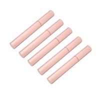 Generic Set Tubi Mascara Vuoti 5 Pezzi, Guscio in Metallo Oro Rosa, Pennello Morbido per gli Amanti del Trucco, capacità 4 Ml