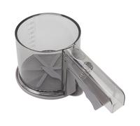Generic Setaccio per Farina Regolabile, Design Durevole con una Sola Mano, per un Utilizzo in Senza sforzo. 1 X Trasparente (singolo strato)