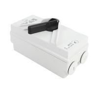 Generic Sezionatore Motore Chiuso 63A Scatola Interruttore di Servizio a 2 Poli con Contatti in Argento IP66 per Generatore Industriale Esterno, Barca e Agricoltura