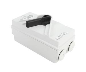 Generic Sezionatore Motore Chiuso 63A Scatola Interruttore di Servizio a 2 Poli con Contatti in Argento IP66 per Generatore Industriale Esterno, Barca e Agricoltura