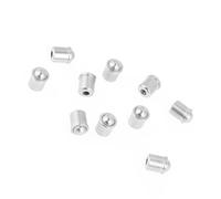 Generic Sfera con Stantuffo a Molla 10 Pezzi in Acciaio Inossidabile Resistente a Pressione per Dispositivi di Fissaggio Meccanici Morsetti Posizionamento di Precisione 6x7mm