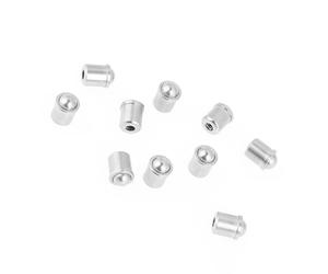 Generic Sfera con Stantuffo a Molla 10 Pezzi in Acciaio Inossidabile Resistente a Pressione per Dispositivi di Fissaggio Meccanici Morsetti Posizionamento di Precisione 6x7mm