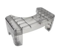 Generic Sgabello di Assistenza per Servizi Igienici di Assistenza, Sgabello da Bagno Portatile Non Arruolato con Elevata Trasparenza per il Recinto del Bagno (Grigio trasparente)