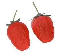 Generic Shaker per Frutta Maraca Risorse Didattiche Forme a Percussione in Plastica per Bambini 6+ Mesi Pittura Ad Acqua Non Tossica per L'educazione Precoce (Fragola)