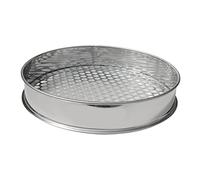 Generic Sieve Da Giardino Riddle per Sifting Terra Setaccio per Piante Acciaio Inox Durevole con Griglia Rotonda per Filtrare Compost E Substrato Adatto, 15 MM