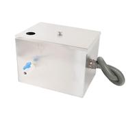 Generic Sifone per Grasso Sotto il Lavello Interceptor Ad Alta Efficienza in Acciaio Inossidabile per Cucina di Fabbrica, 15,75 X 11,61 X 11,81 Pollici