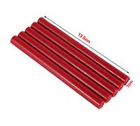 Generic Sigillo in Cera, 10 Colori 5pcs Winvelope Sigillo Cera Secco di per Hobby, Progetti Artigianali, Inviti per Matrimoni e Feste (Rosso cinese)