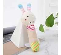 Generic Simpatico Campanello in Peluche con Sonaglio a Mano con Ricamo Squisito per il Comfort e il Coinvolgimento del Bambino, Materiale Leggero e Morbido, 15 Cm-18 Cm (Bastone a forma di ape)