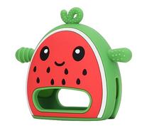 Generic Simpatico Guanto da Massaggiagengive Alla Frutta con Anguria, Genere Neutro, per Neonati, in Silicone per Uso Diretto