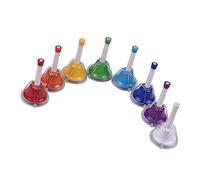 Generic Simpatico Set di Campanelle Colorate per L'allenamento Musicale dei Bambini, Include 8 Campanelle a Percussione Accordate, Ideali per Migliorare il Legame Genitore-figlio