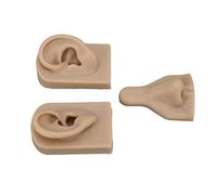 Generic Simulazione del Modello di Naso in Morbido Silicone per la Pratica del Piercing e Sussidi Didattici per L'esposizione di Gioielli Adatti per Lezioni di Medicina (Pelle scura)