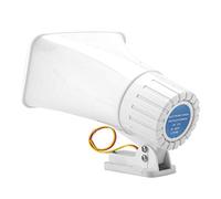 Generic Sirena di Allarme a Tromba Bicolore 150 DB per di Allarme di Sicurezza Domestica, Materiale ABS Resistente, Ideale per Allarmi Antifurto, Piccola e Leggera