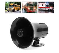Generic Sirena Elettrica Horn Auto Alarring Horn 12V Sound a 3 Toni Universale 115 DB Altoparlanti Ad Alta Voce con Materiale ABS per la Maggior Parte dei Veicoli