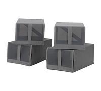 Generic SKUBB scatola per scarpe, 22x34x16 cm, grigio scuro