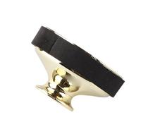 Generic Smorzatore Leggero in ABS per Sassofono Contralto, Suono Indebolente per Esercitazioni Silenziose, per Amanti del Sassofono, Realizzato in Materiale ABS Resistente (GOLD)
