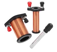 Generic Solenoide a Induzione Elettromagnetica Portatile per L'insegnamento della Fisica, Studio della Legge di Lenz, Materiale in Ottone PVC, Esperimento di Fisica della Scuola Media Superiore