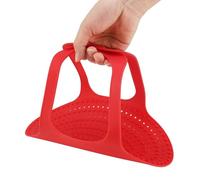Generic Sollevatore per Tacchino in Silicone Alimentare con Design Antiaderente per Maneggiare Facilmente la Carne nel Forno 59x31,5 Cm Rosso (rosso)