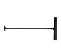 Generic Sollevatore Per Tombini in Metallo Robusto Impugnatura Ergonomica Gancio Multifunzione Per Sollevare e Tirare Coperchi Di Tombino in Cemento in Ambito Esterno