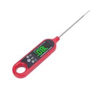 Generic Sonda di Temperatura della Carne Digitale, Penna per Acqua Alimentare IPX6 in Acciaio Inossidabile per Barbecue, Tempo di Risposta Rapido 2 a 3 Secondi, Sonda Lunga 11,5 Cm,