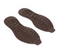 Generic Sostituzione in Gomma con Suola Intera per Scarpe Fai-da-te per Resistenza Allo Scivolamento, Facile da Installare per Tutte le età, Marrone (41-44)