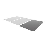 Generic Sostituzione Piastra di Costruzione Elastica Spazzolata per Stampante 3D Photon Mono M7 M7Pro, Letto di Stampa Flessibile 2 Pezzi 228x131 Mm con Maniglia, Base Magnetica Morbida, per SLA DLP