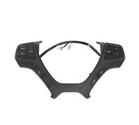 Generic Sostituzione Pulsante Controllo Volante per I10 2014 2017, Installazione Non Distruttiva, Montaggio OEM, Interruttore Nero Multifunzionale Compatibile con Comandi Al Volante