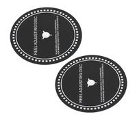 Generic Spacer 'adattatore Hub NAB, 82 Mm in Disco di Diametro in Silicone Silicone di Facile da Pulire per i Registratori Strisce con Bobina da Bobina a (0,9 mm)