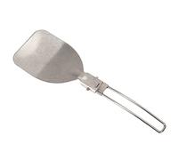 Generic Spatola da Campeggio, Utensili da Cottura da Campeggio con Design a Chiacchiere in Acciaio Inossidabile Utensili da Cucina Pieghevoli per Cottura da Esterno (cucchiaio di riso)